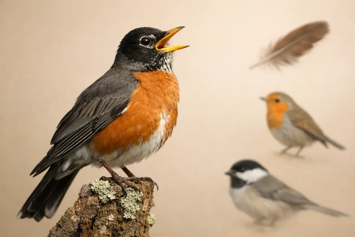 Editorial checklist image for robin song showing visible clues and comparison notes.