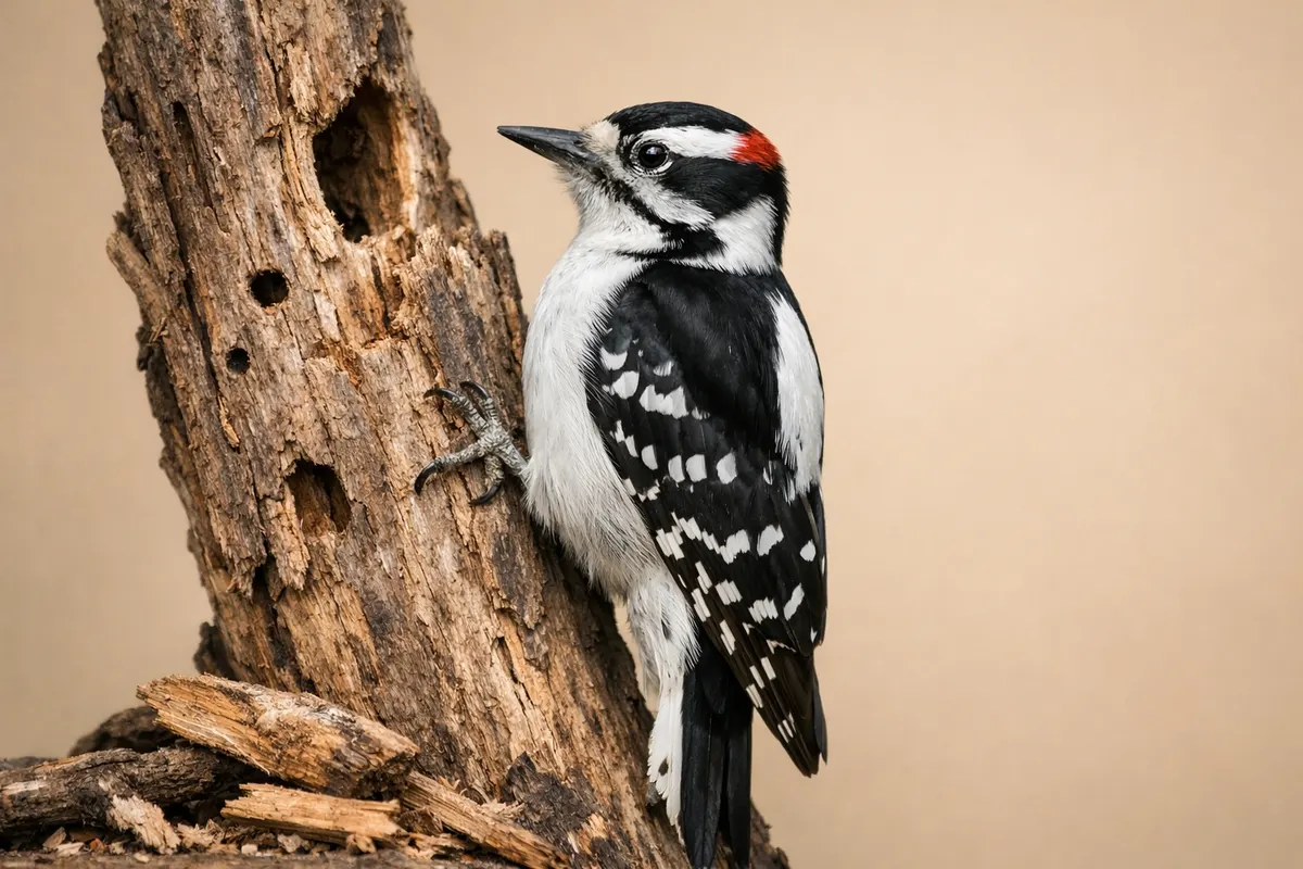 Editorial checklist image for woodpecker sounds showing visible clues and comparison notes.